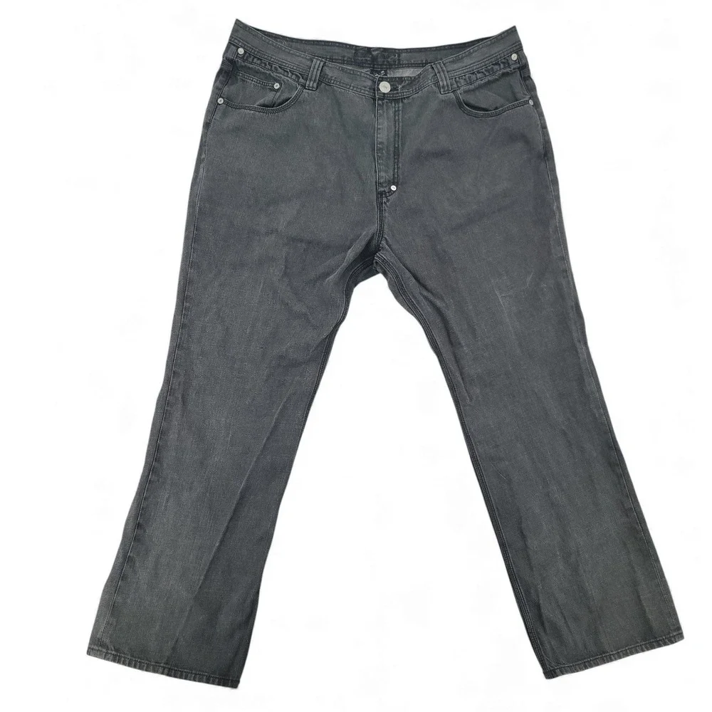 Coogi Jeans Men 46x36 Black Embroidered Logo Denim Streetwear Hip Hop Baggy‎